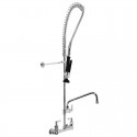 Wall Mounted Pre-Rinse Spray Tap Unit with 12" Pot Filler
