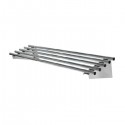 Stainless Steel Pipe Wall Shelf 1800 W x 300 D