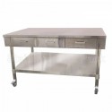 Mobile Stainless Steel Bench 1220 W x 850 D With 3 Drawers