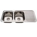 Kitchen Sink with Left Double Bowls 1180 L x 480 D