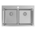 Kitchen Sink with Double Bowls 780 L x 500 D