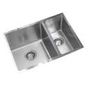 Kitchen Sink with 1.5 Bowls 670 L x 440 D