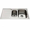 Kitchen Sink with Right 1.5 Bowls 980 L x 480 D