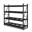 Heavy Duty Steel Storage Racking Shelving 2000 W x 600 D x 2000 H - Black 