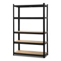 Heavy Duty Steel Storage Racking 900 W x 400 D x 1800 H - Black