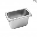2 x Gastronorm GN Pan 1/3 GN Pan 150 mm Deep Stainless Steel Tray