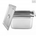 Gastronorm GN Pan 1/1 GN Pan 200 mm Deep Stainless Steel Tray With Lid