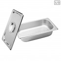 Gastronorm GN Pan 1/3 GN Pan 60.5 mm Deep Stainless Steel Tray With Lid