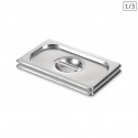 2 x Gastronorm GN Pan Lid 1/3 Stainless Steel Tray Top Cover