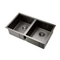 Black Stainless Steel Kitchen Sink 770 W x 450 D x 205 H