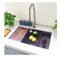 Black Stainless Steel Kitchen Sink 1000 W x 450 D x 205 H