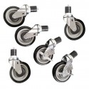 6 Castor Wheels