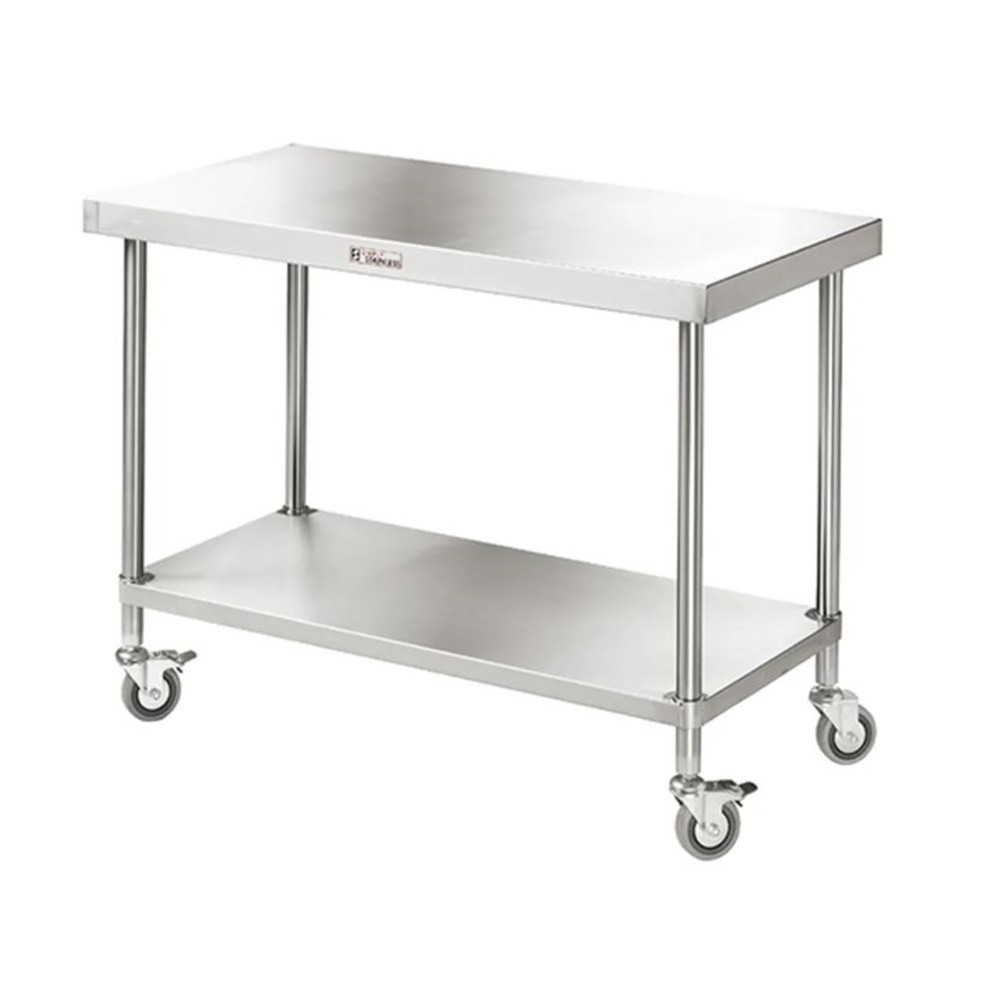 Stainless Steel Mobile Bench 900 W x 700 D